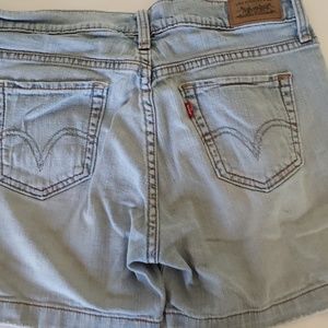 Levi's 515 shorts light blue